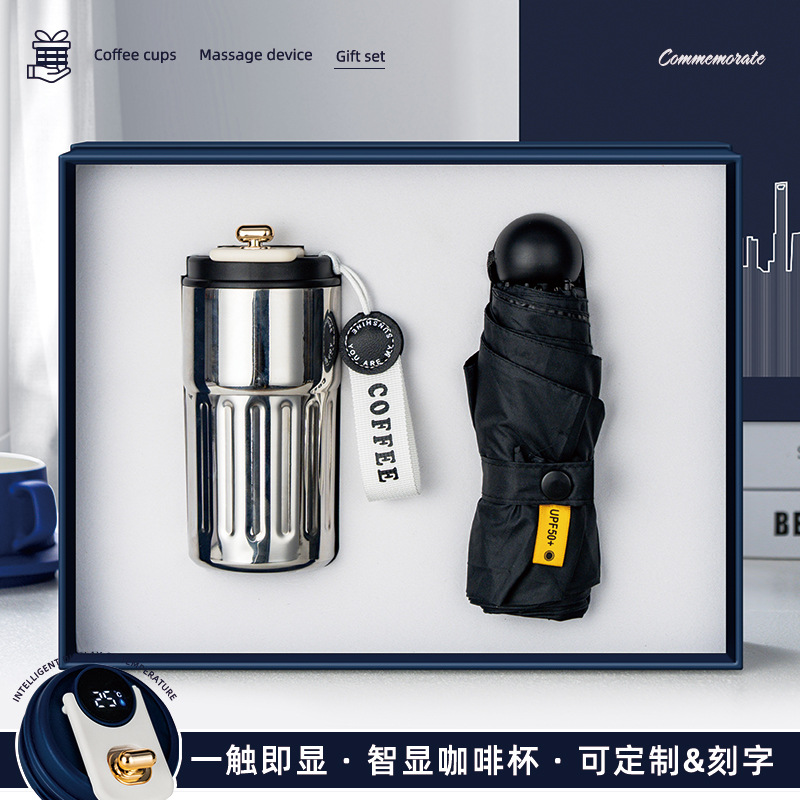 Conjunto de regalos de negocios Taza de café Conjunto de tazas de café Conjunto de regalos de aniversario de la compañía del grupo bancario