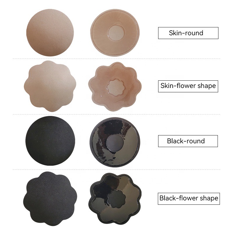 Swimsuit Bra Breast Inserts Pad Rubber Silicone Nipple Cover