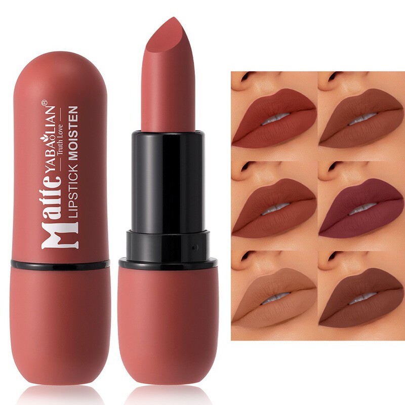 Matte lipstick, Amazon's best-selling matte lipstick, non-stick, waterproof lipstick set, bullet lipstick wholesale