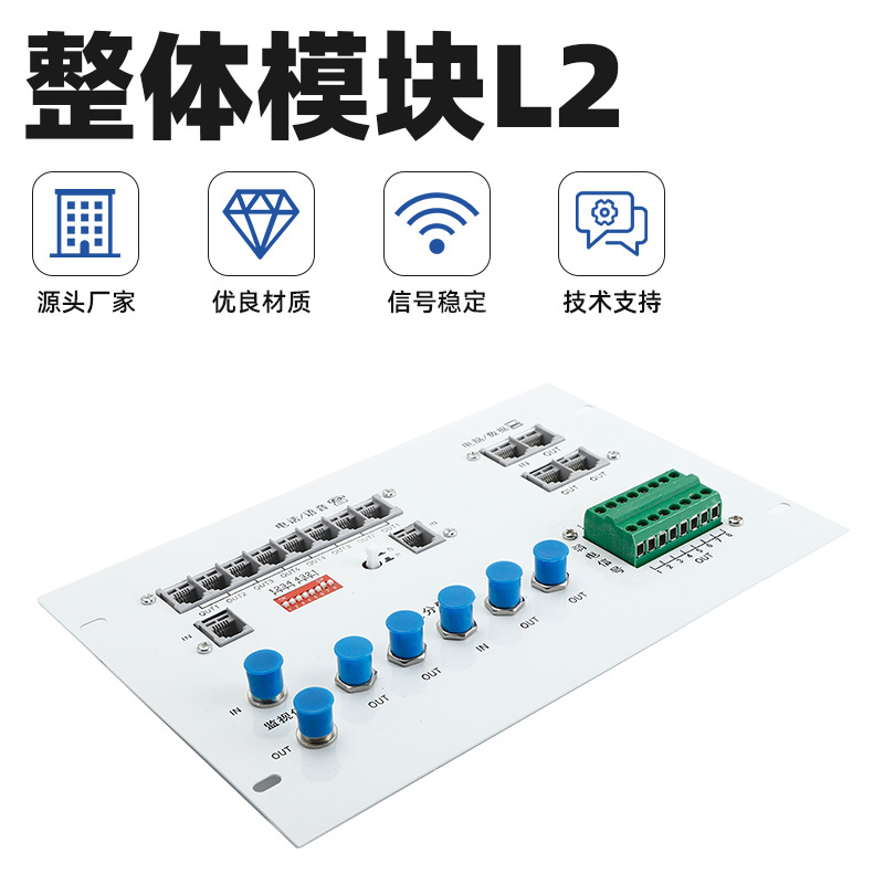 综合整体多功能L1L2智能网络电话模块光纤入户多媒体信息箱模块条