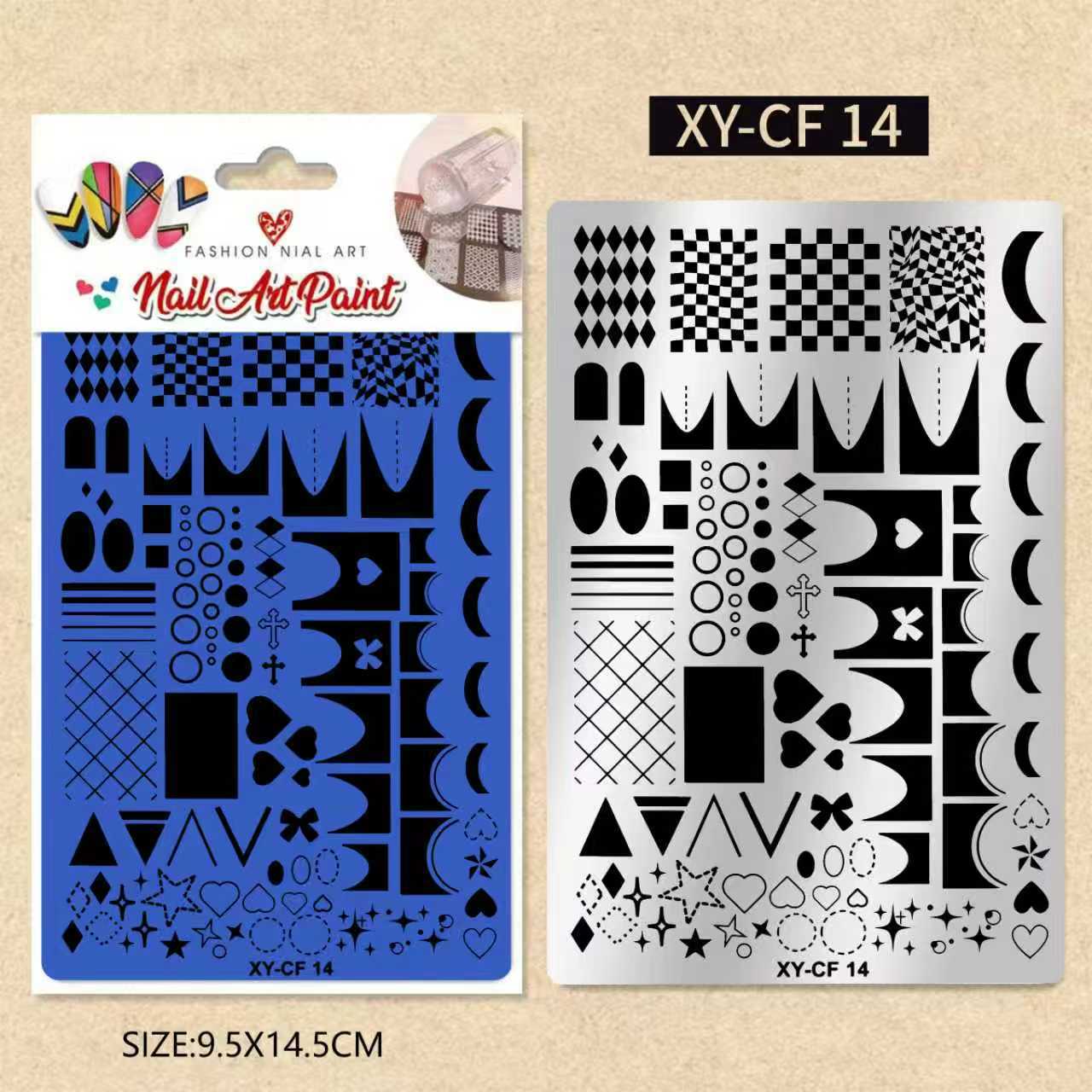 Placa de acero de impresión de uñas, patrón de mariposa, estampado de encaje floral, cinta de transferencia, placa de acero a cuadros, plantilla de impresión de año de serpiente