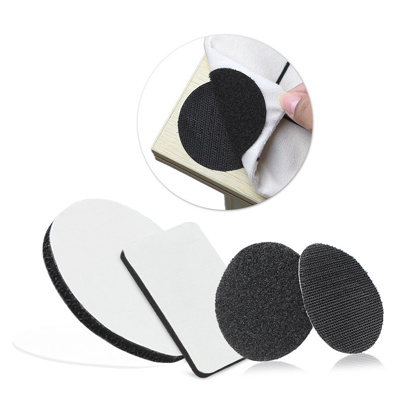 Double-sided adhesive pillow with velcro