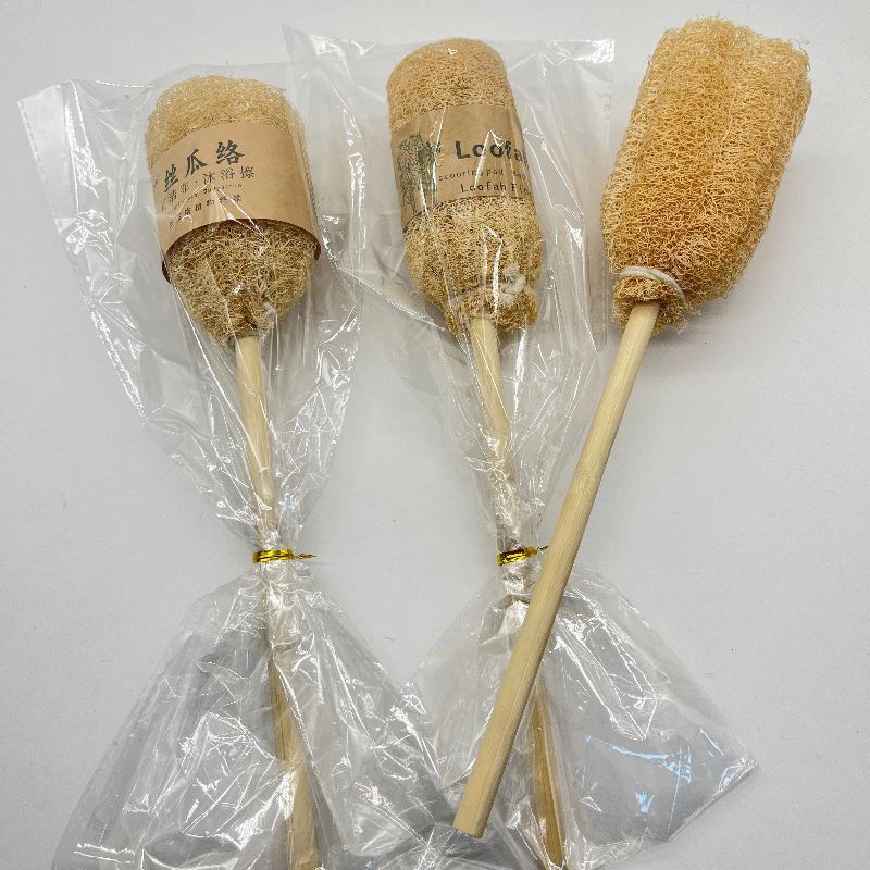 손잡이가 긴 대형 수세미 청소용 브러시 1개(섹션 길이 10cm, 직경 5cm 이상) - 오리지널 컬러