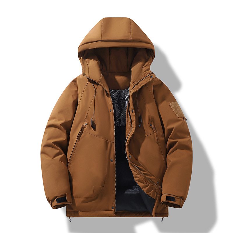 Outdoor Winter Jacket Graphene Heated Thermal Coat Windproof Waterproof Parka Men's Cotton Jacket