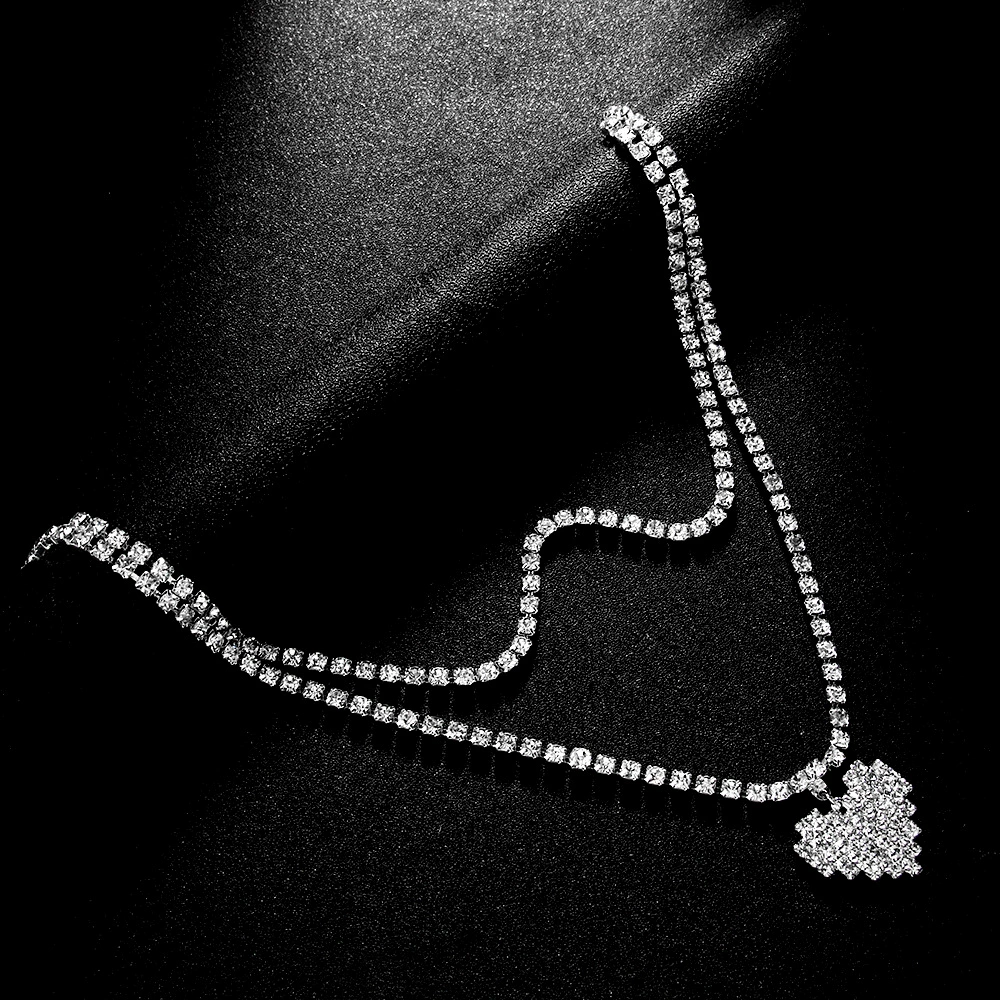 Браслет на щиколотку beach, модный аксессуар, diamond инкрустированный