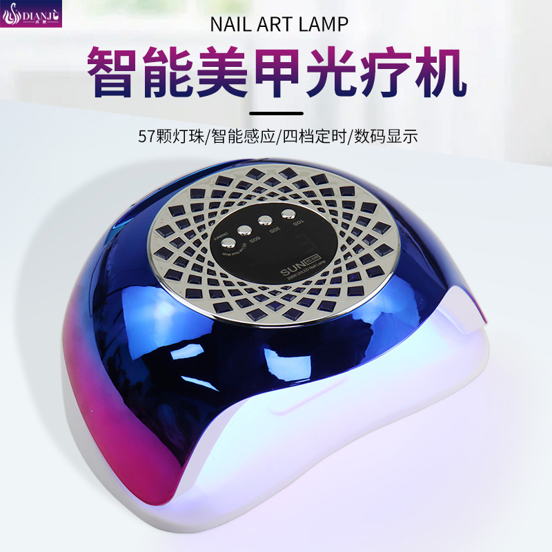 Smart induction light source for manicure for nails