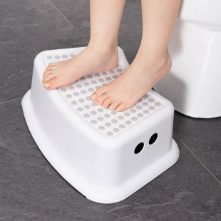 Children's Footstool Baby Hand Washing Footstool Thickeneded Plastic Non-Slip Toilet Squatting Footrest Toilet