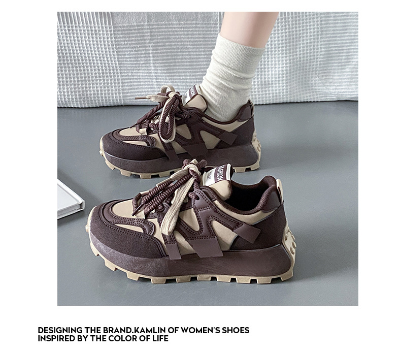 Instagram coréen nouveau Forrest Gump chaussures pour femmes 2024 printemps et automne étudiant sport chaussures de course décontracté semelle épaisse augmentation de la hauteur_voghion.com