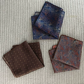 领带;领结/领花;口袋巾