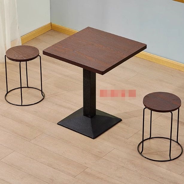 Mesa de comedor de restaurantes, snack shop, mesa y silla de comedor, mesa de comedor, mesa de té de leche, mesa redonda de roca