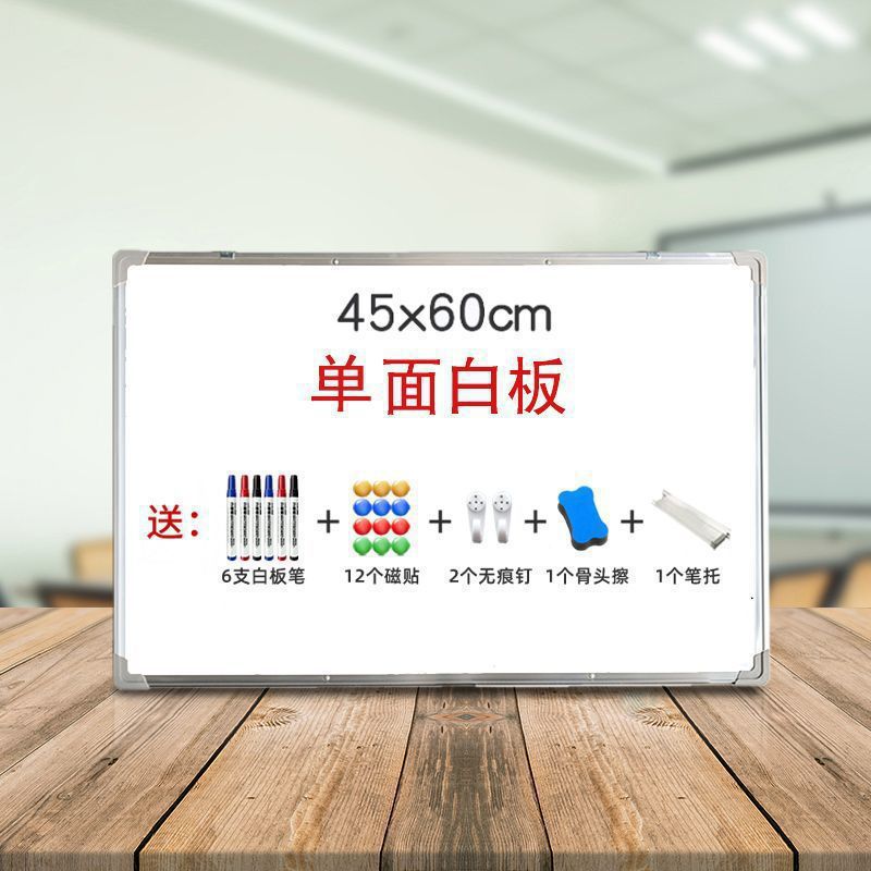 Tabla blanca de escritura doble cara colgante magnética tabla blanca de oficina casa tabla negra colgante de pared tabla negra para niños enseñando estudiantes