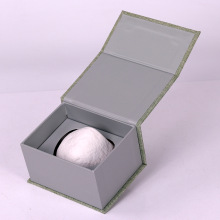 工厂定制漂亮高档麻布礼品盒 咖啡杯花瓶包装盒 免费设计 麻布礼