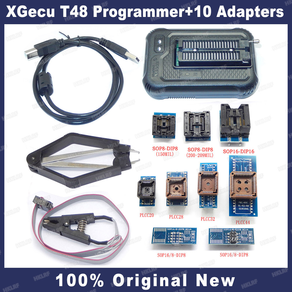 T48通用编程器NAND NOR FLASH烧录器 支持芯片3万+笔记本路由主板