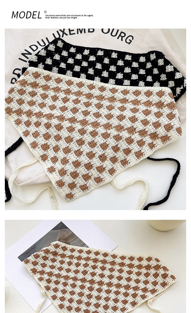 Einfacher Stil Streifen Plaid Baumwolle Schleife Haarband 1 Stück display picture 2