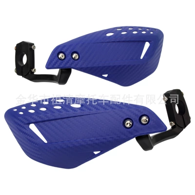 Motorcycle front windshield Accessories 22mm Handlebar Anti-Fall - blue