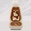 Scarf Bear [imitation cashmere car seat cushion] driver's set (backrest x1 + seat cushion x1)