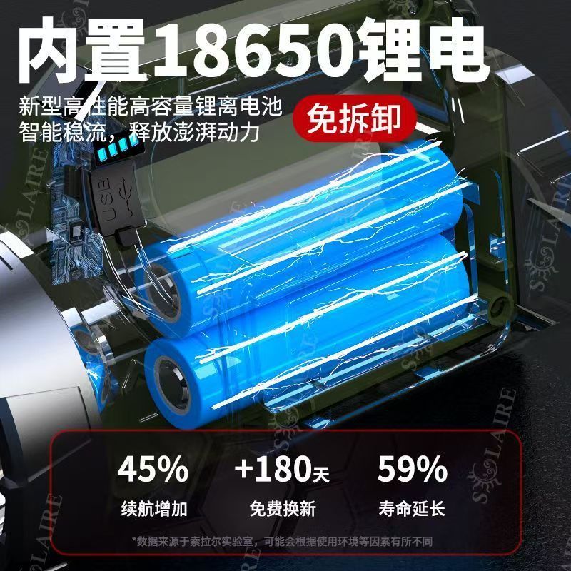 屋外強力な光ソーラーサーチライトポータブル懐中電灯超高輝度家庭用充電式ポータブルマイナーズランプ屋外防水|undefined
