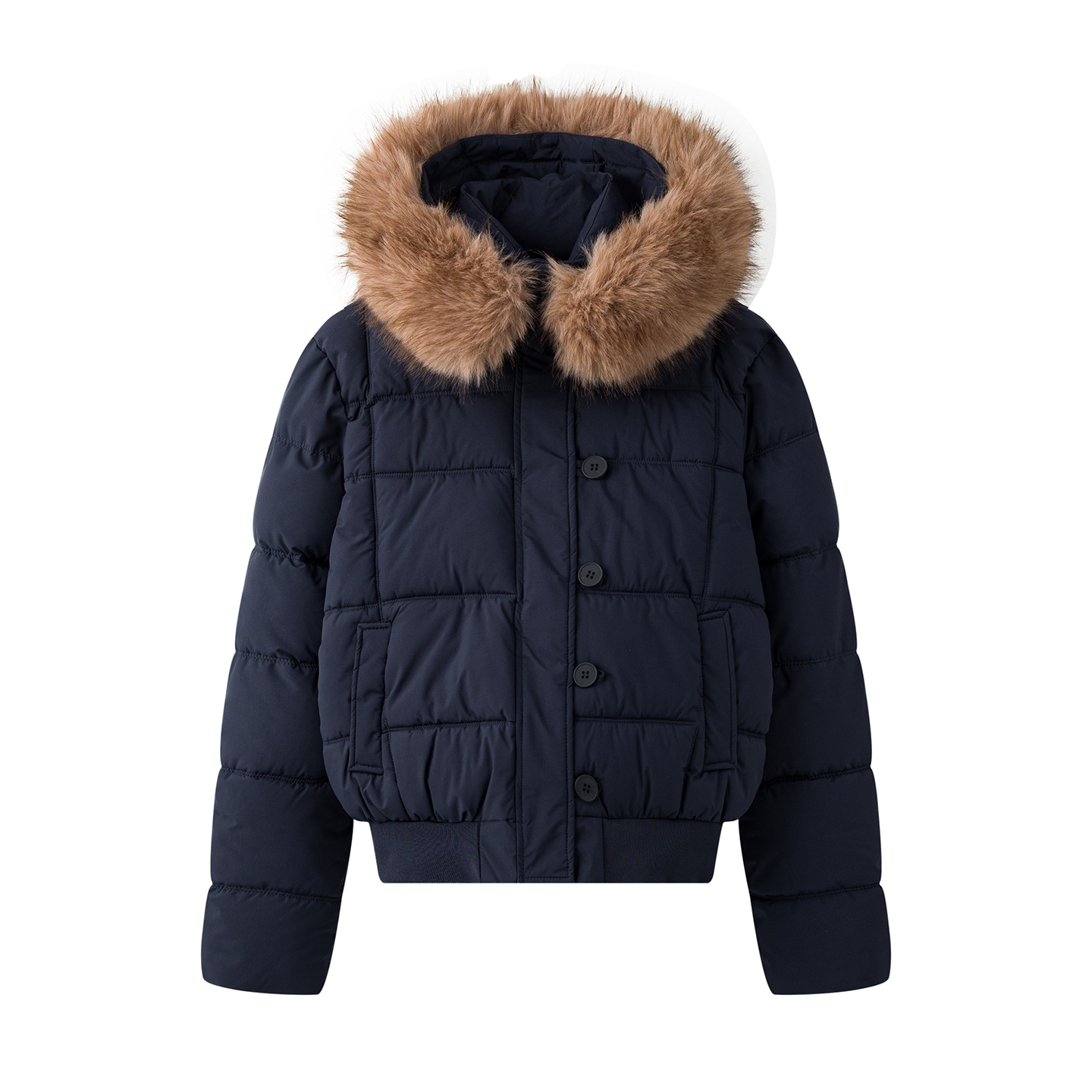 2025 invierno nueva ropa de trabajo de algodón de mujer de la universidad de viento grueso calentamiento suelto con capuzas de algodón cuello corto retro image 6
