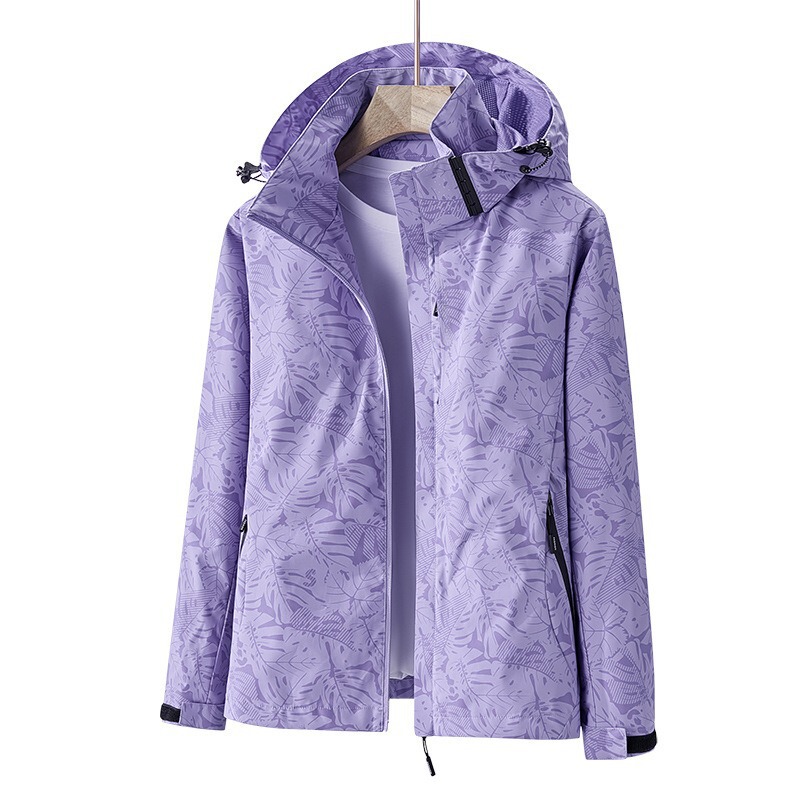 Maple Leaf's New Outdoor Jacket, Spring and Autumn Camouflage Windproof and Waterproof Jacket for Men and Women, Couple's Jacket, Supports Logo Printing
