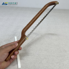 木制面包刀不掉渣烘焙法棍蛋糕刀锯齿吐司面包刀木制面包切割锯