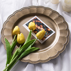 Retro tray food decoration cake shooting internet celebrity photography ornaments trinkets posing ins style photo props