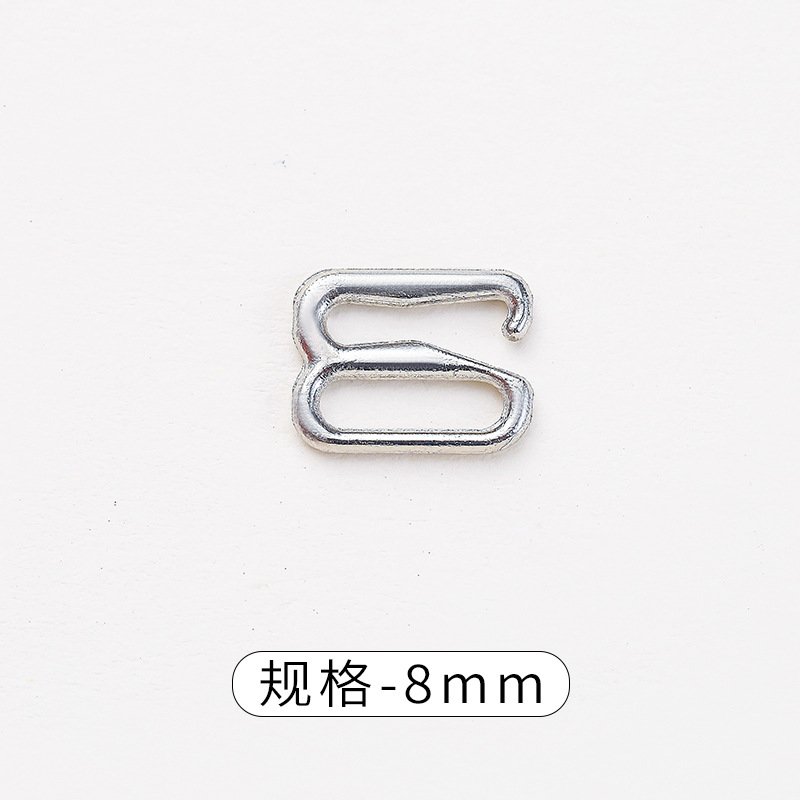 スポット金属合金ショルダーストラップ調整バックルブラジャーアクセサリーラウンド8と9の文字下着バックルサスペンダー調整バックル
