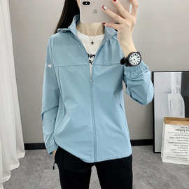 upf50+防晒衣女夏季新款透气防紫外线弹力防晒服冰丝男士运动风衣