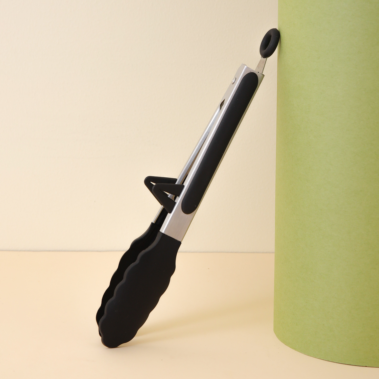 Clipe de alimentos de silicona de acero inoxidable de 9 pulgadas clipe PP clipe de alimentos clip de barbacoa al aire libre clip de barbacoa anti-calor clip de alimentos