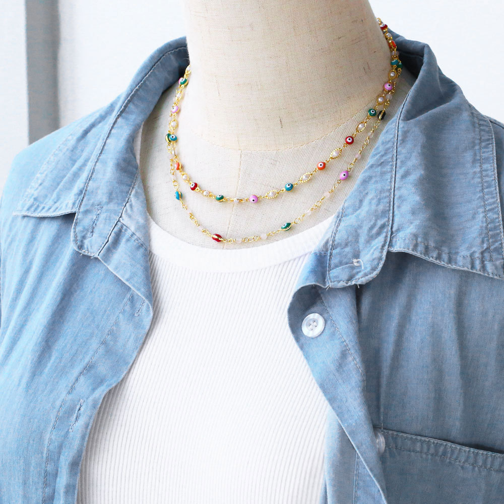 Fashion Eye Copper Plating Womenu0027S Bracelets Necklace 1 Piece