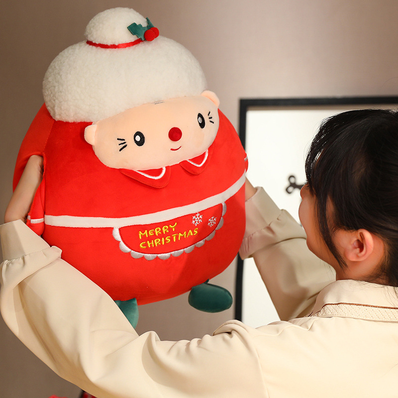 Regalos de Navidad Santa Claus alce mano cubierta mantas de aire acondicionado 3 en 1 almohada caliente para cojín de automóvil lote