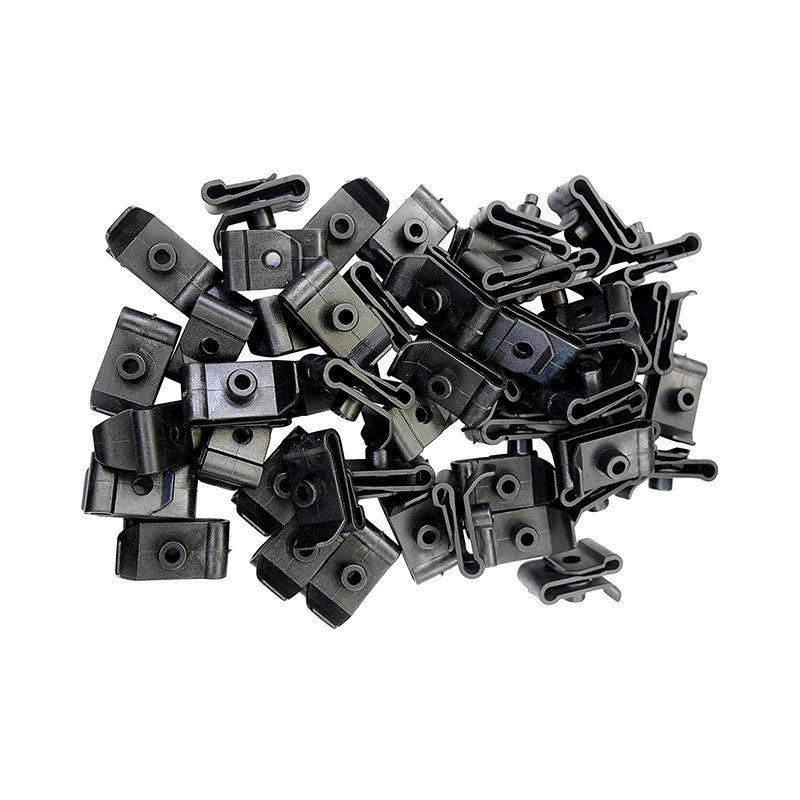 Piezas de automóviles al por mayor suministro Fender forro hebilla titular de la tarjeta arco cubierta de nylon en forma de U tuerca K74