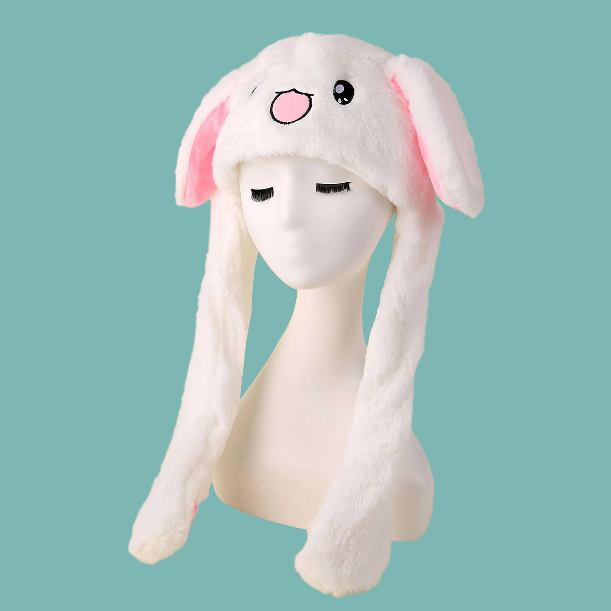 Korean Long-eared Rabbit Knitted Hat display picture 8