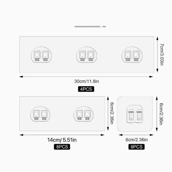 Amazon Adhesive Hooks Transparent Frosted Bathroom Kitchen Shelf Patch Hooks Storage Strong Storage Tool