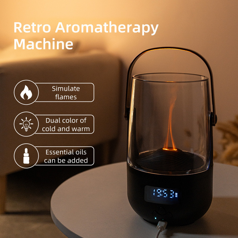 クリエイティブレトロ炎精油香薫機オフィス寝室キャンプ携帯携帯加湿器クロスボーダー北欧シンプル|undefined