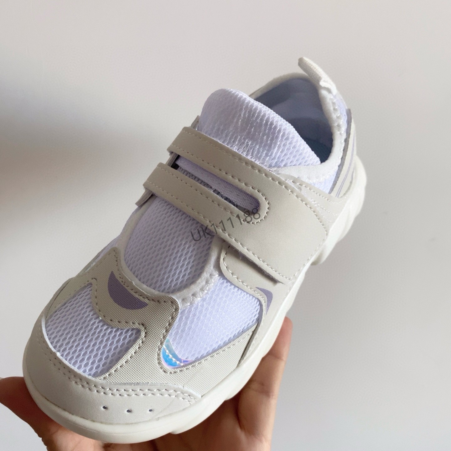 Children's Autumn and Winter Baotou Soft-Soled Velcro Baby Casual Mesh Sports Shoes