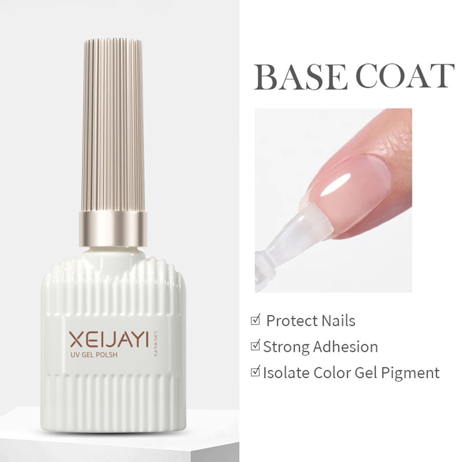 Arte de uñas inferior pegamento lacre capa de sellado esmerilado base de la capa de esmalte de uñas pegamento esmerilado durable pegamento funcional tienda de uñas dedicado transfronterizo
