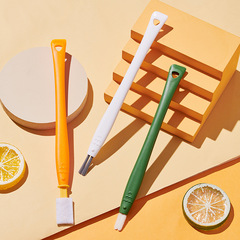 Disposable removable crevice brush, hard-bristle multi-functional plastic toilet brush, crevice groove, no dead angle cleaning brush