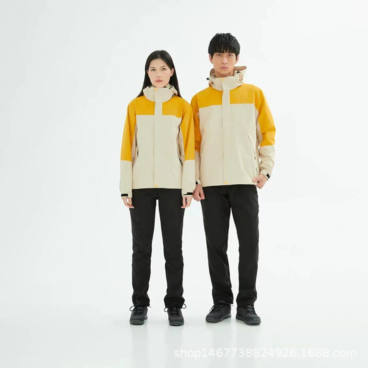 Осенне-зимняя ветрозащитная Водонепроницаемая утолщенная куртка, ветровка в тон