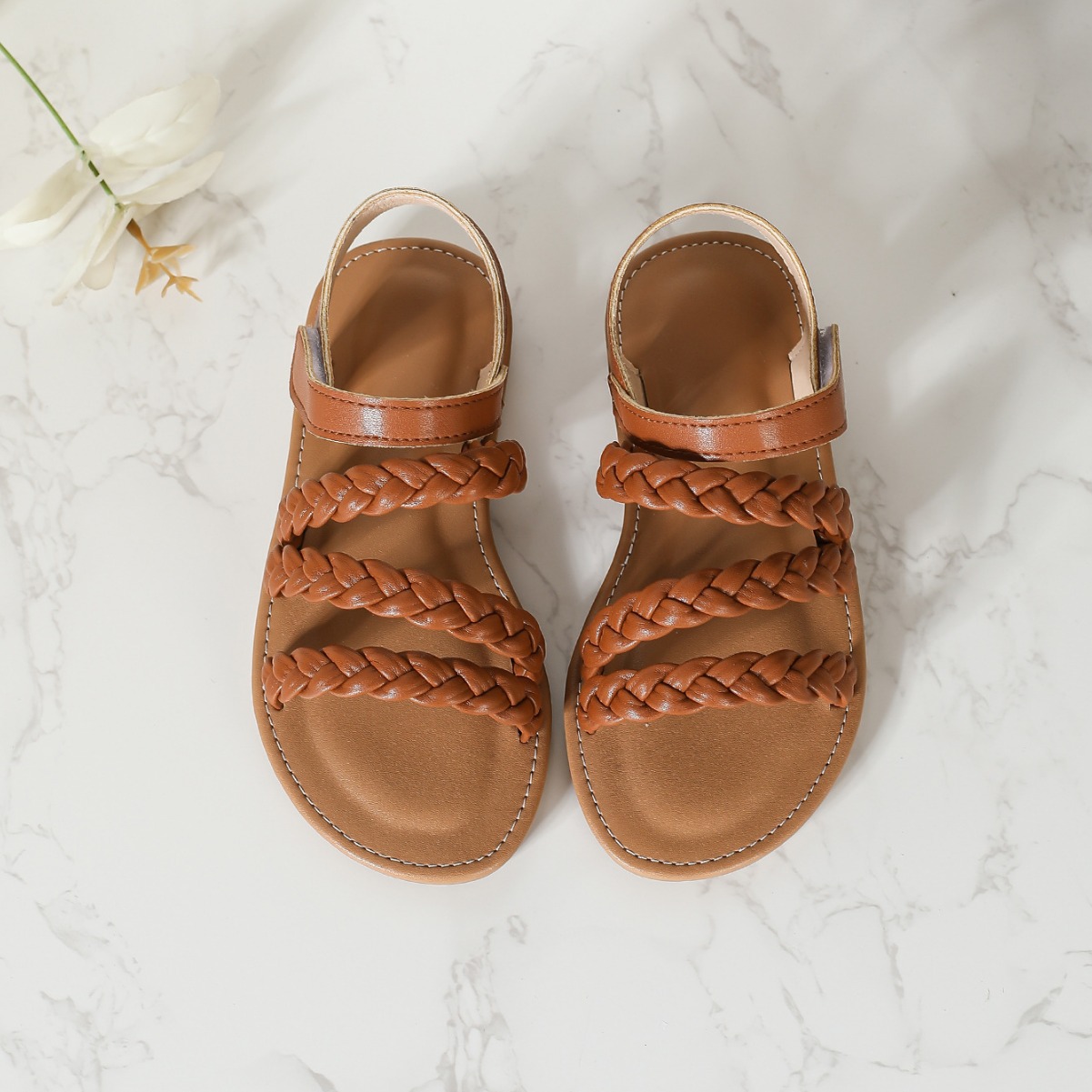 summer cute woven comfortable breathable design beach footwear for…