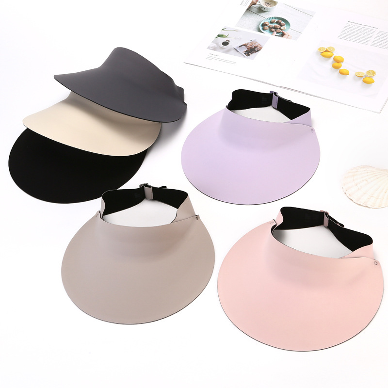 Nuevo sombrero para el sol anti-ultravioleta para hombres y mujeres deportes de verano y otoño sombrero de copa vacío sombrero de concha sin costuras protección solar cara al aire libre