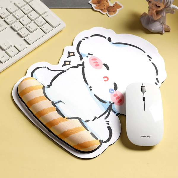 Shy Dog Mouse Pad