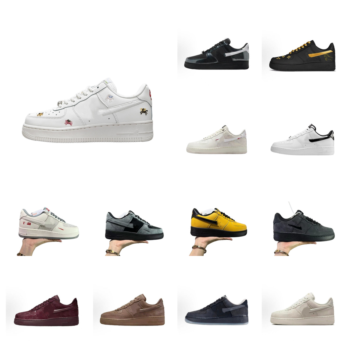 Putian shoes cross-border high-quality Air Force1 classic retro versatile low-top unisex casual sneakers