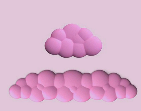 키보드 받침대 + 손목 받침대 (핑크)