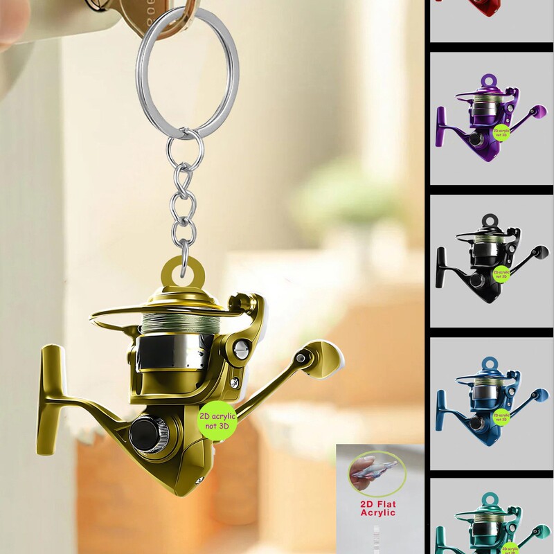 2025 Creative New Fishing Pendant Keychain Decoration Car Bag Key Decoration Pendant Wholesale in Stock