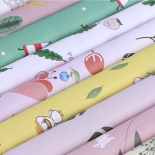 Gift Wrapping Paper Gift Birthday Gift Book Cover Gift Box Wrapping Paper Kidsren's Cute Wrapping Paper Pure Color In1