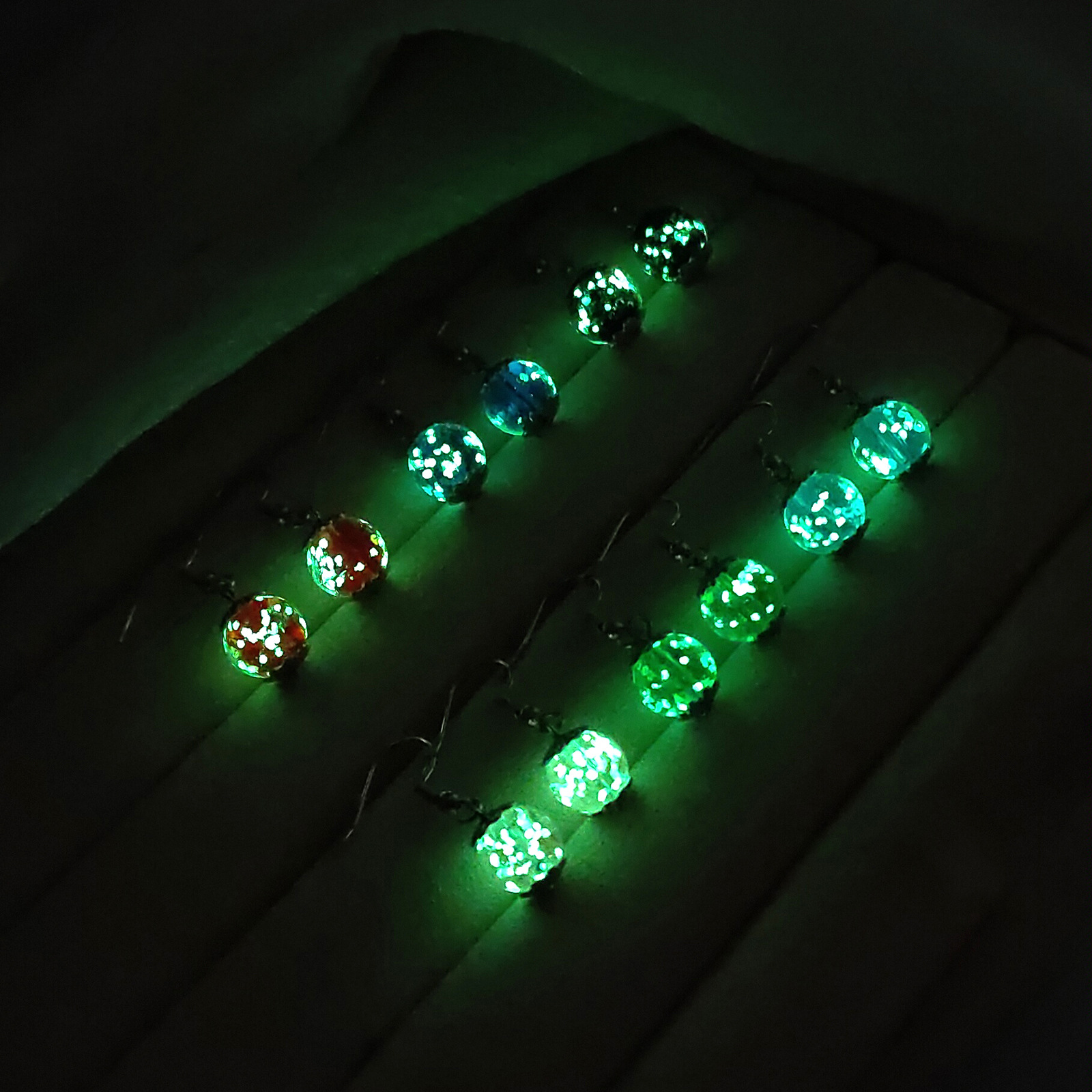 Simple Style Ditsy Floral Stainless Steel Plating Drop Earrings 1 Pair