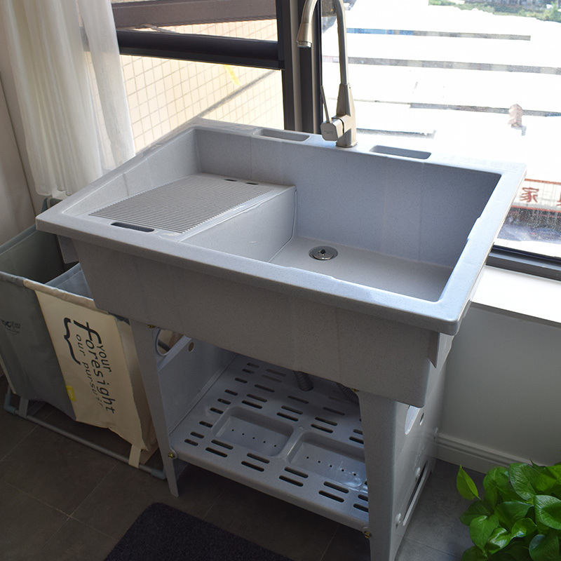 Laundry table Washtub Large Washboard Plastic Laundry Pool Laundry cabinet Bathroom cabinet Bathroom cabinet pool water tank