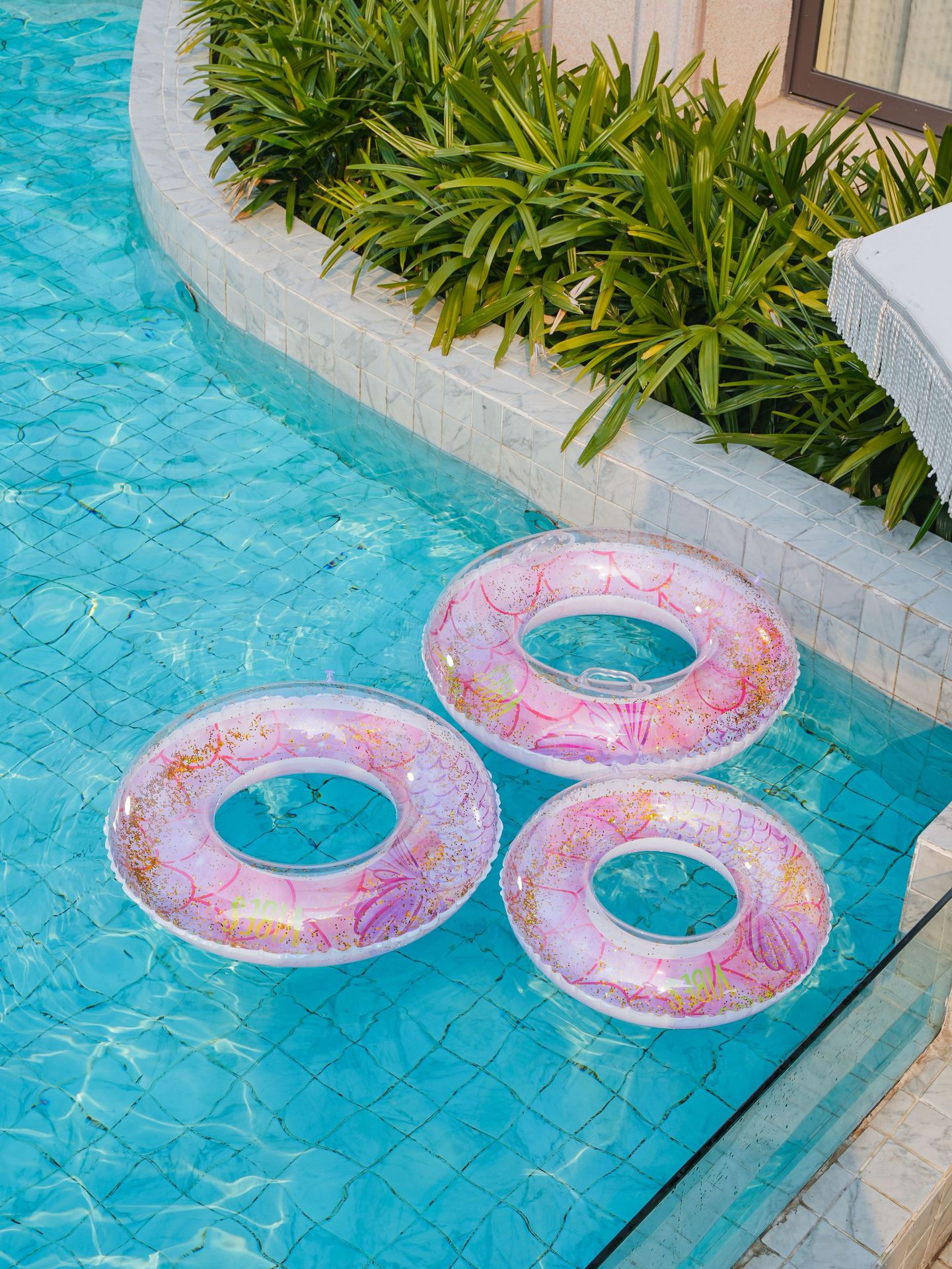 210g Weight Swim Ring Type of Swimming Accessories 1 Piece Quantity PVC Material Color Block, Solid Color Pattern Kid'S Gender Cute Style Cute Color Block Solid Color PVC Swim Ring Swimming Accessories 1 Piece 1