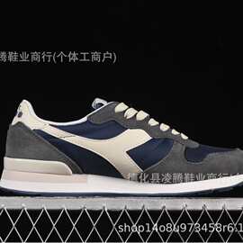 Diadora Camaro 迪亚多织物牛反绒复古跑鞋情侣时尚休闲减震舒适