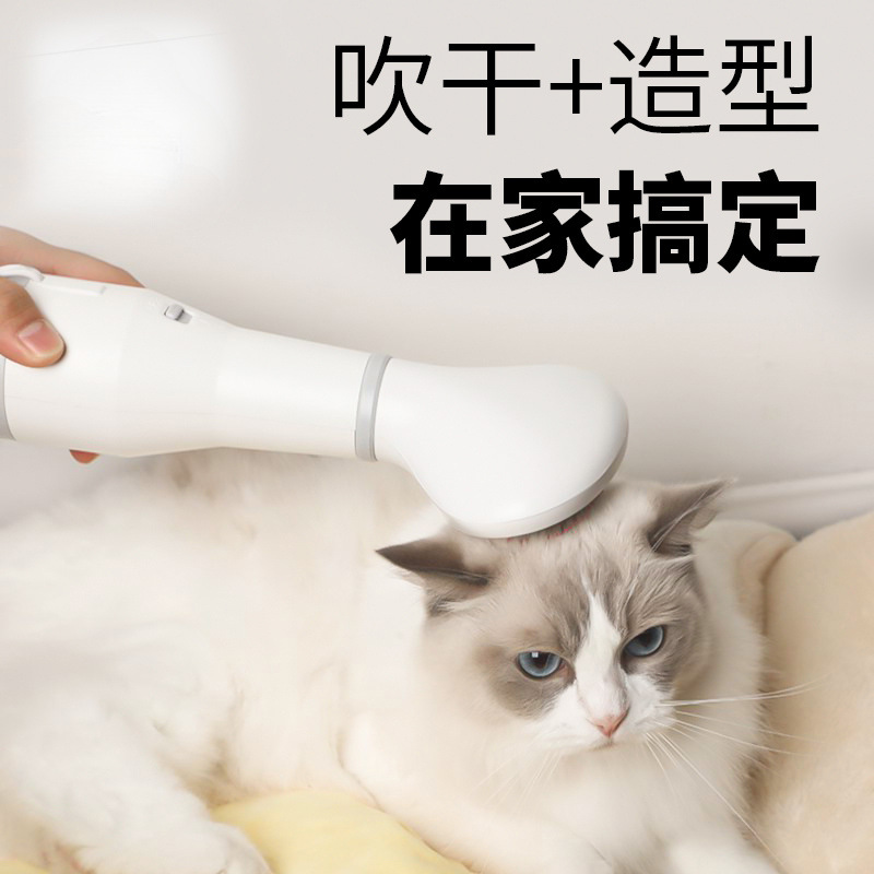 반려동물 헤어 드라이어, 강아지 퀵 드라이 올인원 푹신한 헤어 드라이어, 고양이 테디 목욕 후 건조 및 미용용
